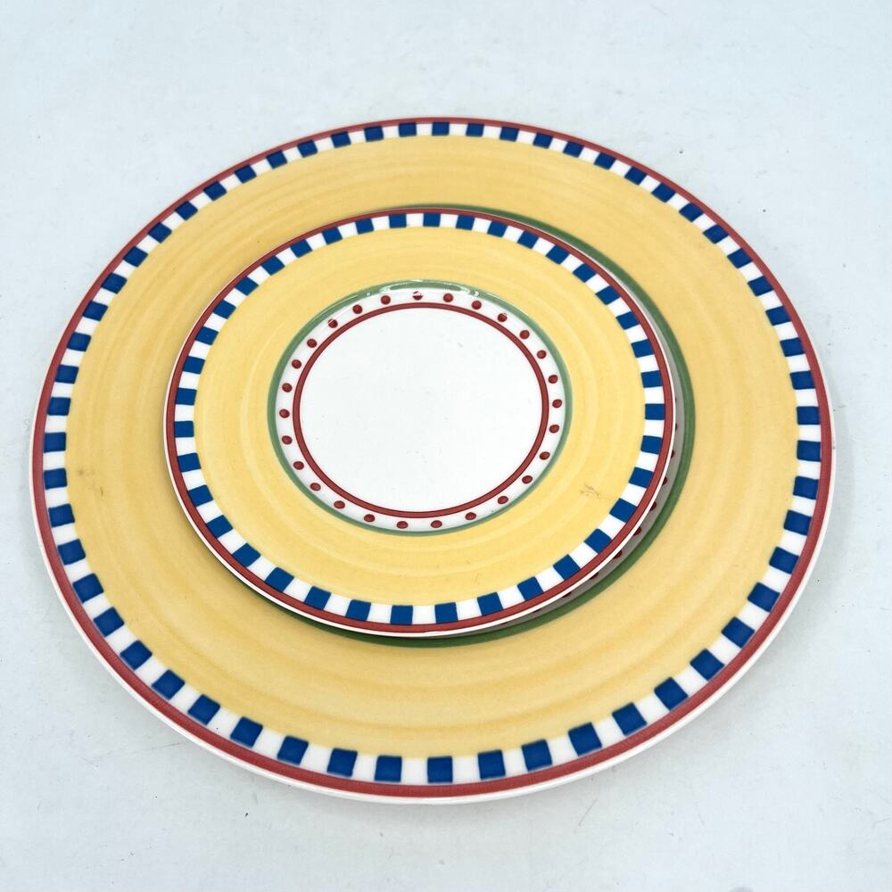 Villeroy & Boch Twist Bea pattern dinner and salad plates set